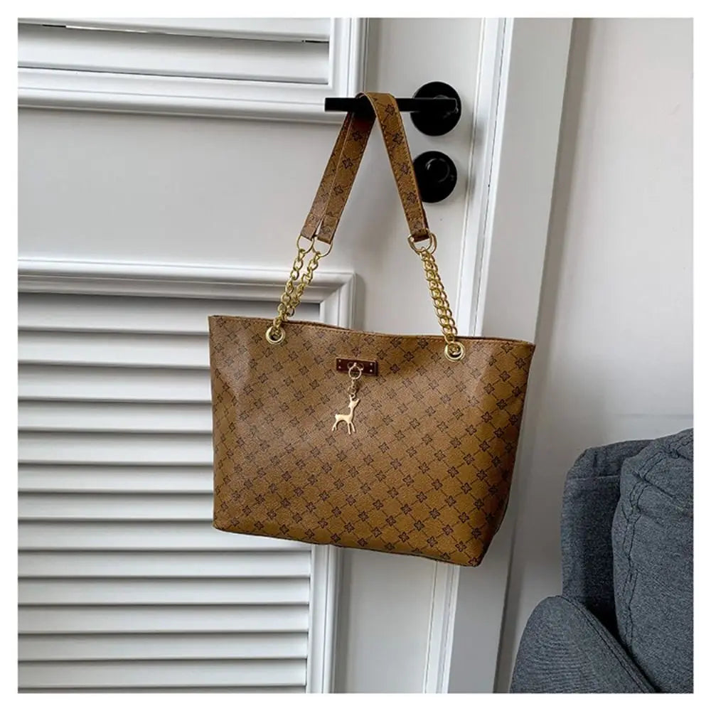 Bolsa feminina de luxo, estilo tote