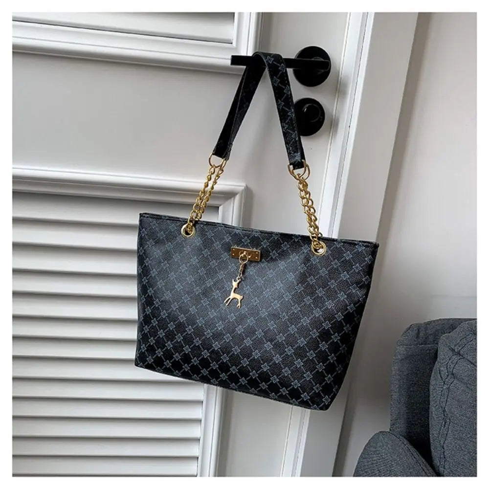 Bolsa feminina de luxo, estilo tote