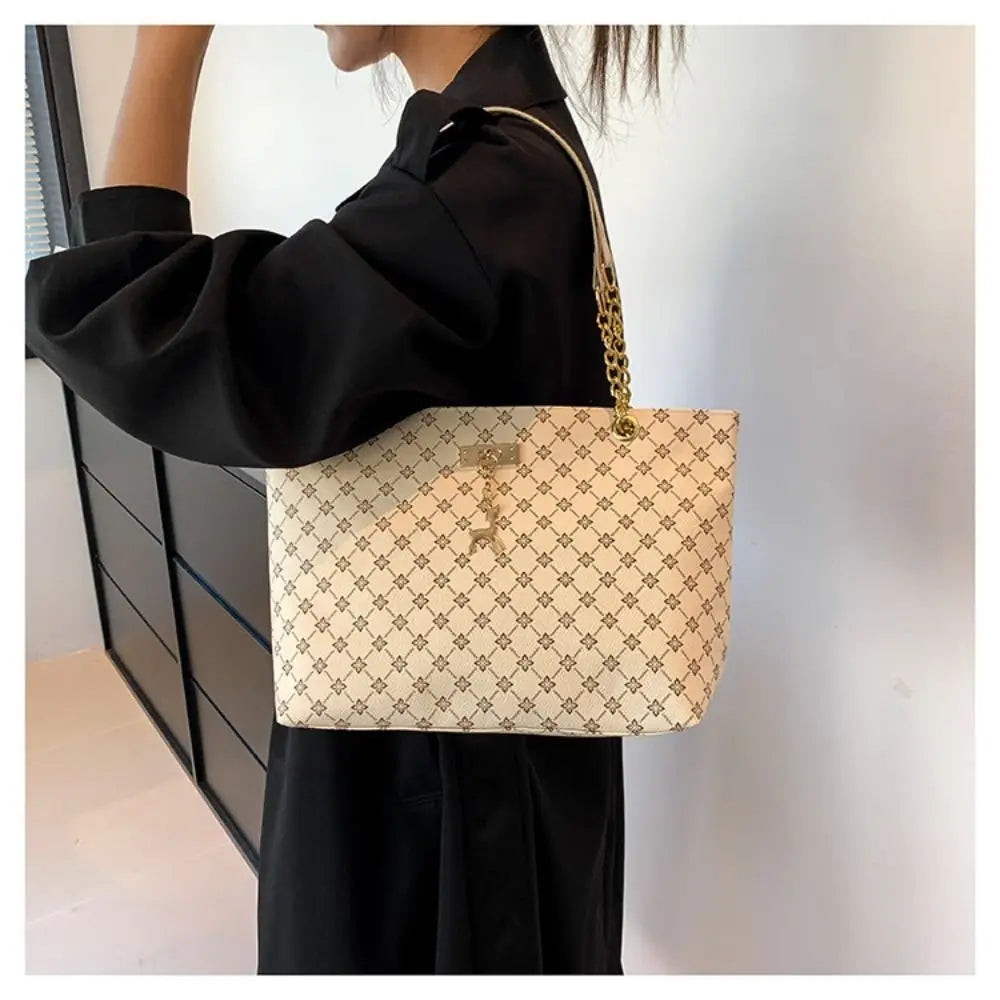 Bolsa feminina de luxo, estilo tote