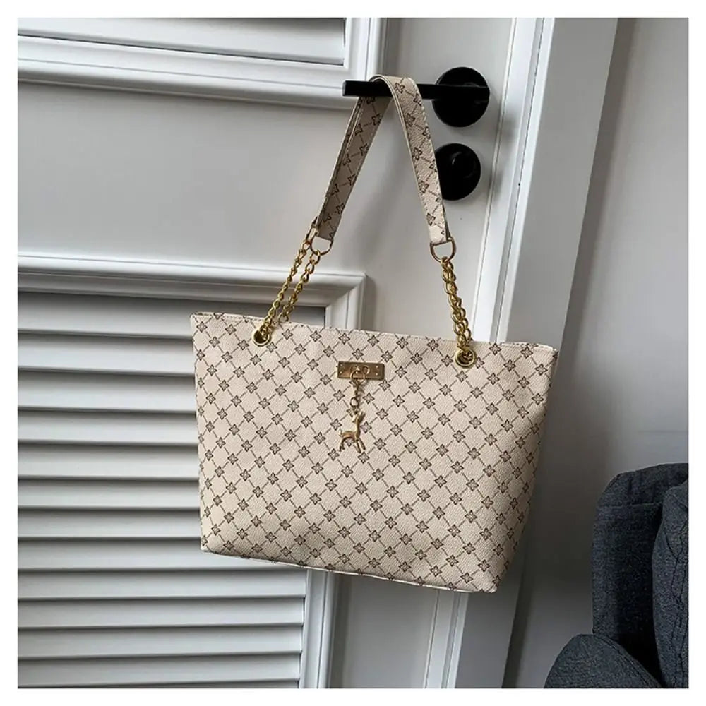 Bolsa feminina de luxo, estilo tote