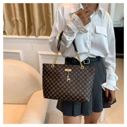 Bolsa feminina de luxo, estilo tote