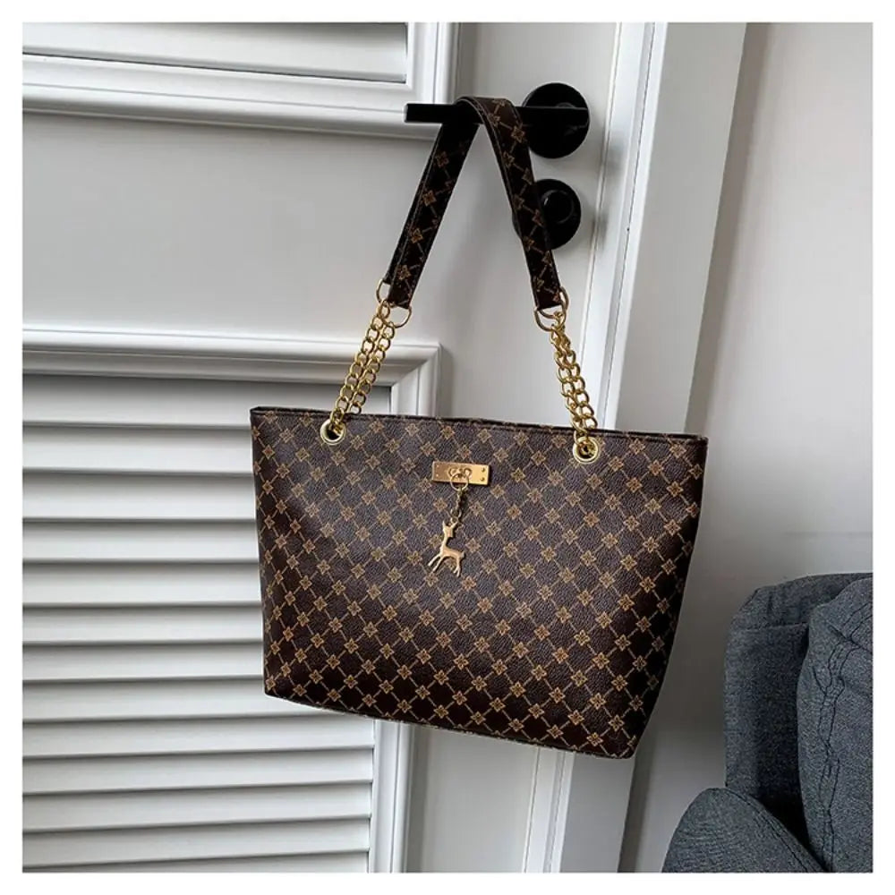 Bolsa feminina de luxo, estilo tote